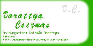 dorottya csizmas business card